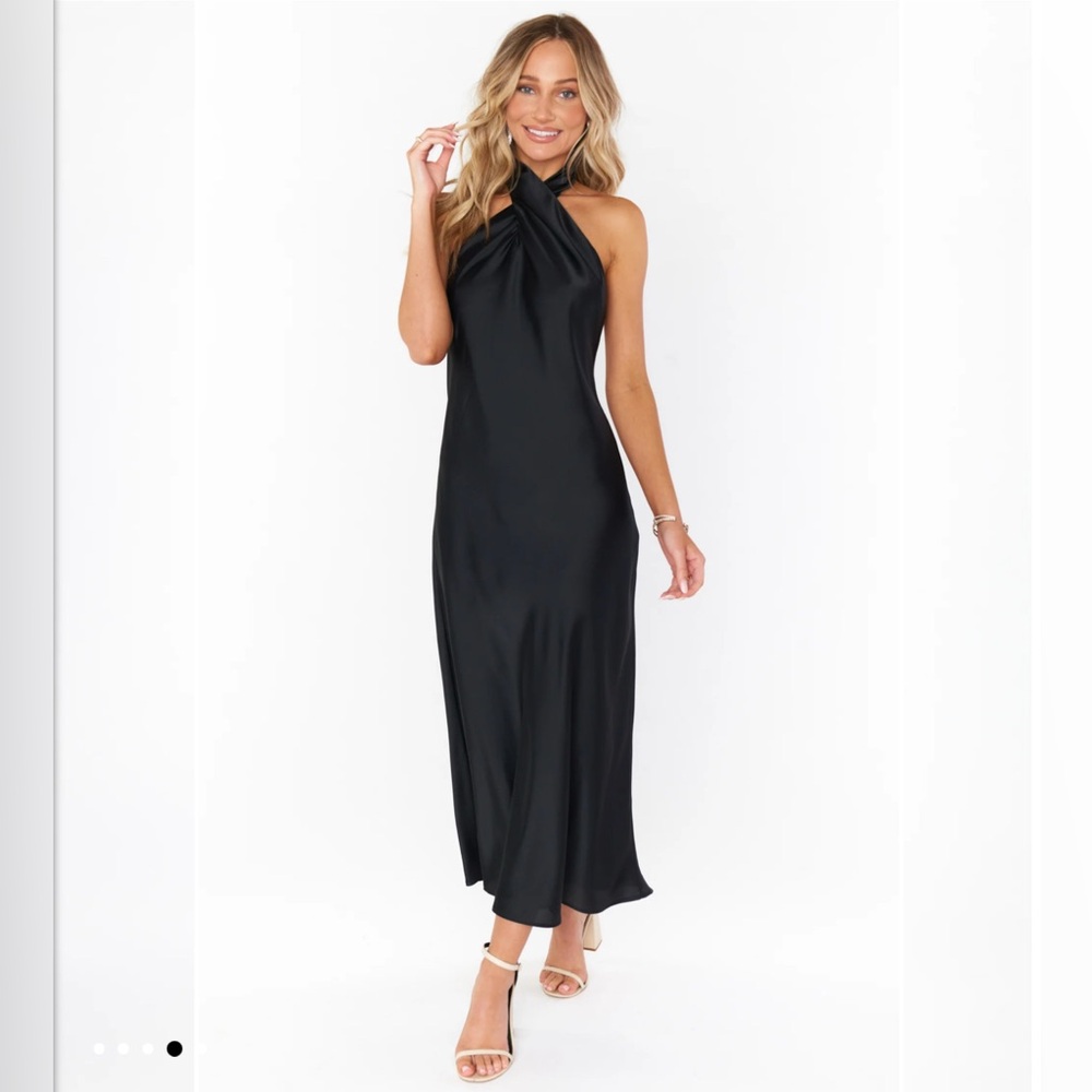 Show me your mumu Jasmine Halter Midi Dress
